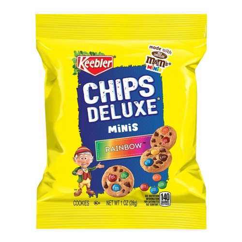 Keebler Chips Deluxe Bite Size Cookies Mandm Minis 85 Gr