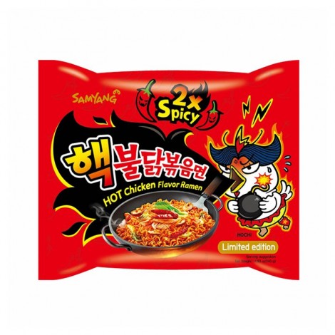 Samyang Hot Chicken Flavor Ramen 2x Spicy 140Gr