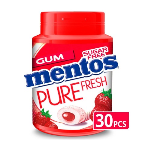 Mentos Pure Fresh Aardbeismaak 60 Gr