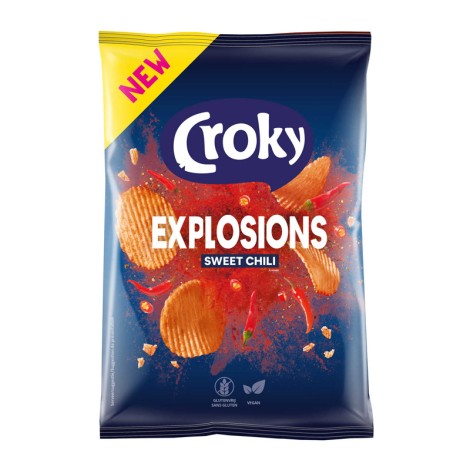 Croky Explosions Sweets Chili 150 Gr