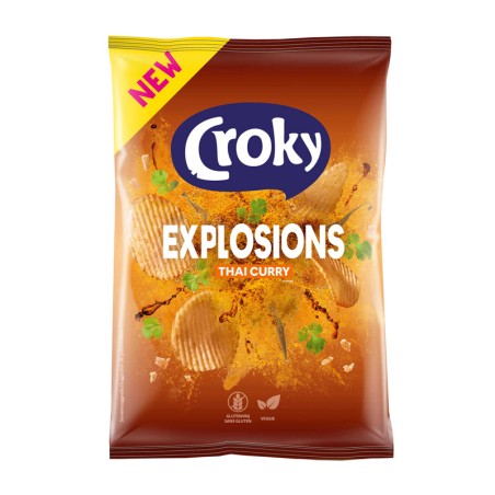 Croky Explosions Thai Curry 150 Gr