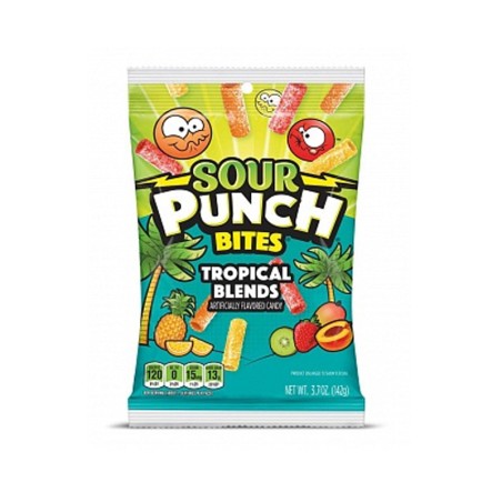 Sour Punch Bites Tropical Blends 142 Gr