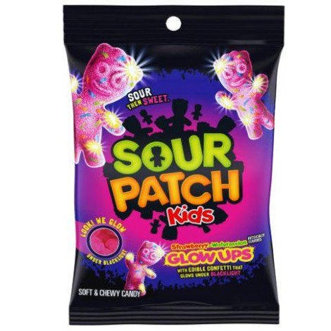 Sour Patch Kids Glow Strawberry & Watermelon 87 Gr