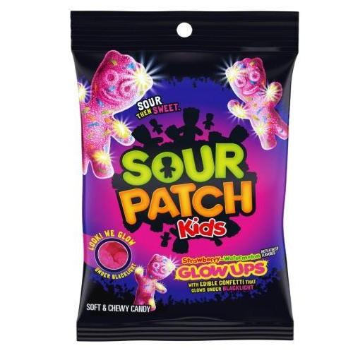 Sour Patch Kids Glow Strawberry & Watermelon 87 Gr
