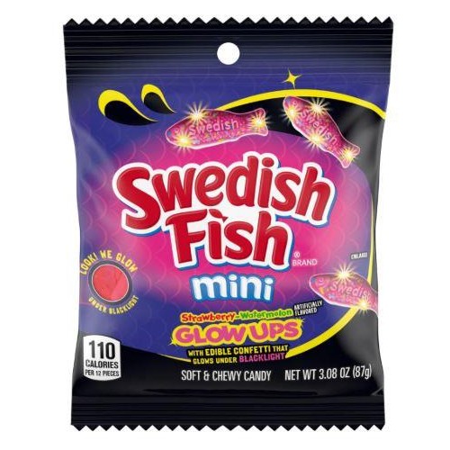 Swedish fish Mini Glow Up 87 Gr
