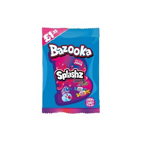 Bazooka Splashz Berry Blast 120 Gr