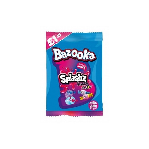 Bazooka Splashz Berry Blast 120 Gr