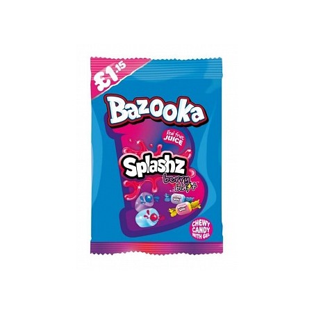 Bazooka Splashz Berry Blast 120 Gr