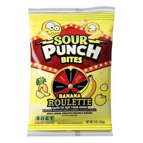 Sour Punch Bites Banana Roulette 142 Gr
