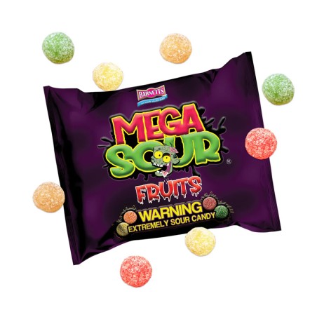 Barnetts Mega Sour Fruits 104 Gr