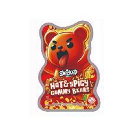 Hot & Spicy Gummy Bears 100 Gr