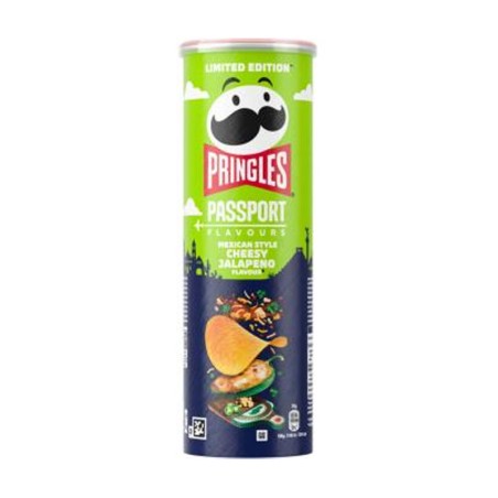 Pringles Passport Mexican Style Cheesy Jalapeno 165 Gr