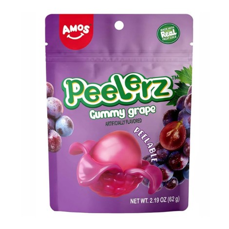 Amos Peelerz Gummy Grape 65 Gr