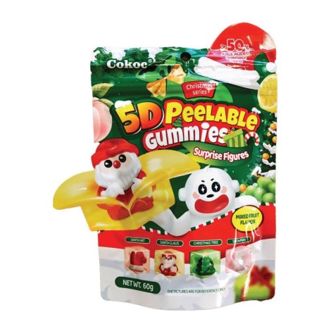 Cokoc Peelable Gummies Christmas 60 Gr
