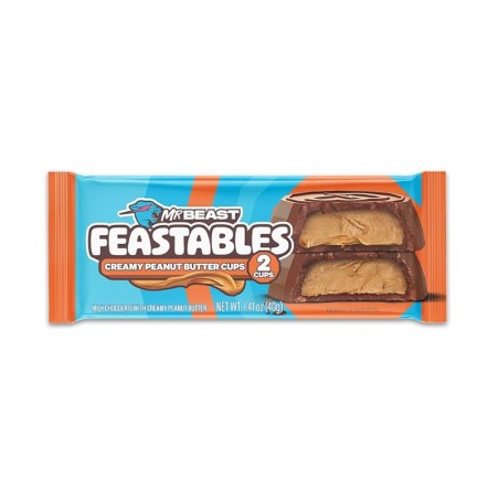Mr Beast Feastables Creamy Peanut Butter Cups 40 Gr