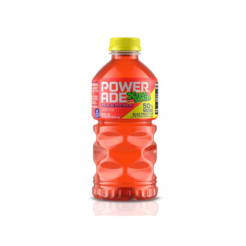 Powerade Xtra Sour Peach Pucker 828 Ml