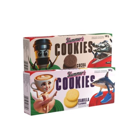 Brainrot Cookies Vanilla & Choco 140 Gr