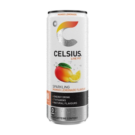 Celsius Mango Lemonade Flavour  250 Ml