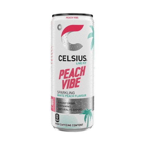 Celsius White Peach Flavour 250 Ml