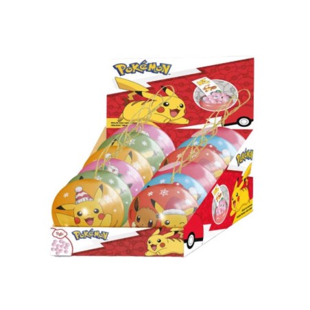 Dolci Pokemon Metal Christmas Ball with Candy 5g