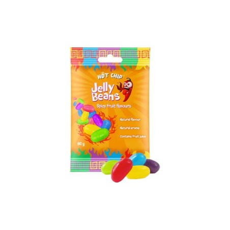 Hot Chip Jelly Beans Spicy Fruit Flavours 60 Gr