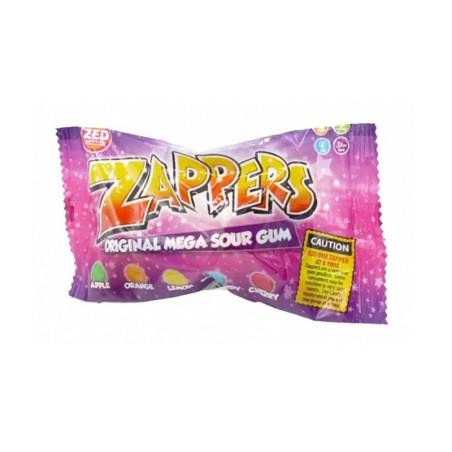 Zed Candy Zappers Original Mega Sour Gum 50 Gr