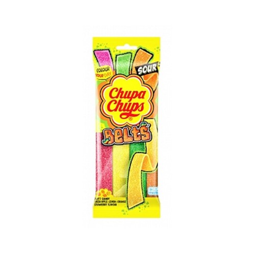 Chupa Chups Sour Belts Mixed 90 Gr