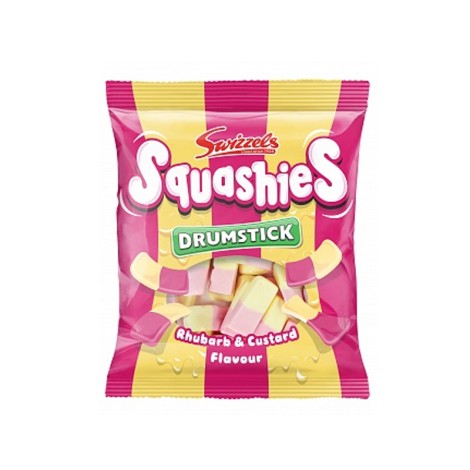 Squashies Rhubarb & Custard 120 Gr