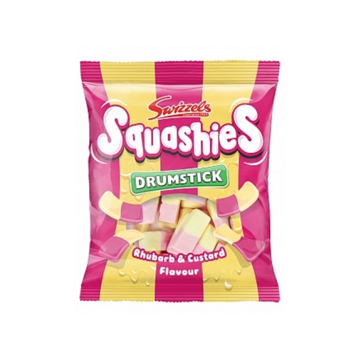 Squashies Rhubarb & Custard 120 Gr