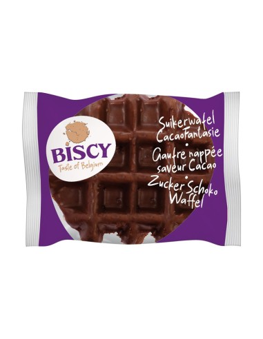 Biscy Suikerwafel met Cacaofantasie 100 Gr