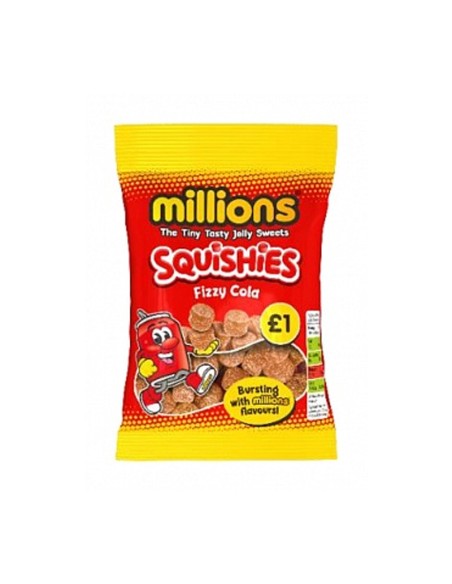 Millions Squishies Fizzy Cola 100 Gr