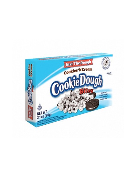 Just The Dough Cookie Dough Bites Cookies 'N Cream 88 Gr