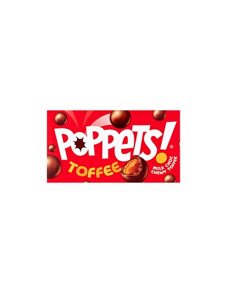 Poppets Milk Choc Coated Chewy Toffee 39 Gr