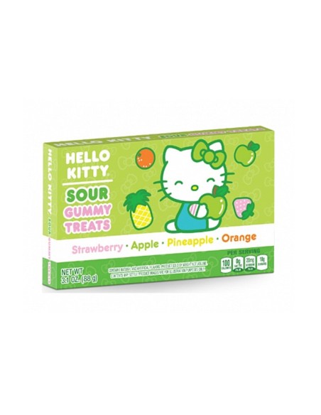 Hello Kitty Gummy Treats Sour 88g Gr