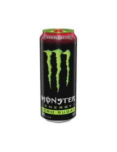 Monster Strawberry Shot Zero 473 Ml