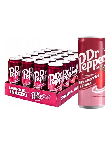 Dr Pepper Strawberry & Cream 330 Ml