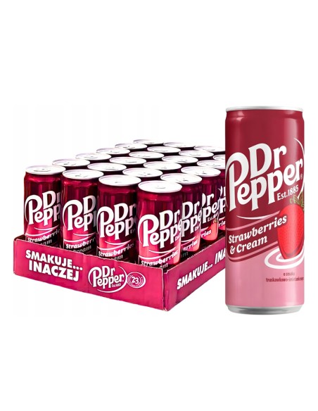 Dr Pepper Strawberry & Cream 330 Ml