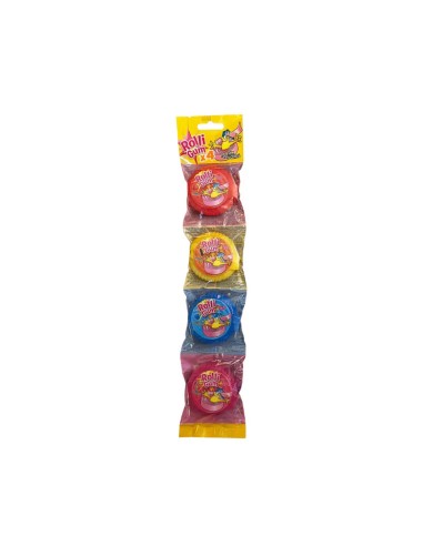 Funny Candy Rolli Gum 4 pack