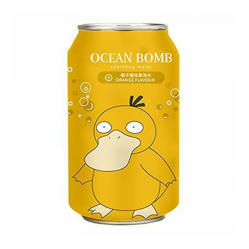 Weg Boost Occlusie Ocean Bomb Pokemon Psyduck Apple Lemonade 330 Ml